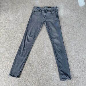 AG Super grey the legging ankle skinny jeans in 25